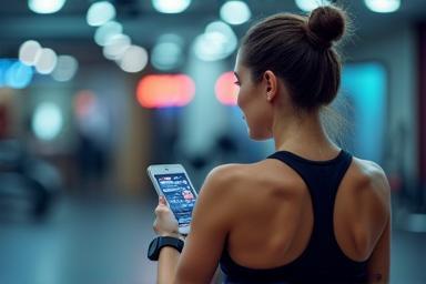 Image of fitness technology